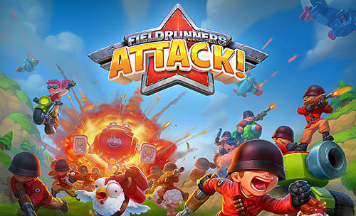 Ladda ner Fieldrunners attack!: Android Online Strategy spel till mobilen och surfplatta.
