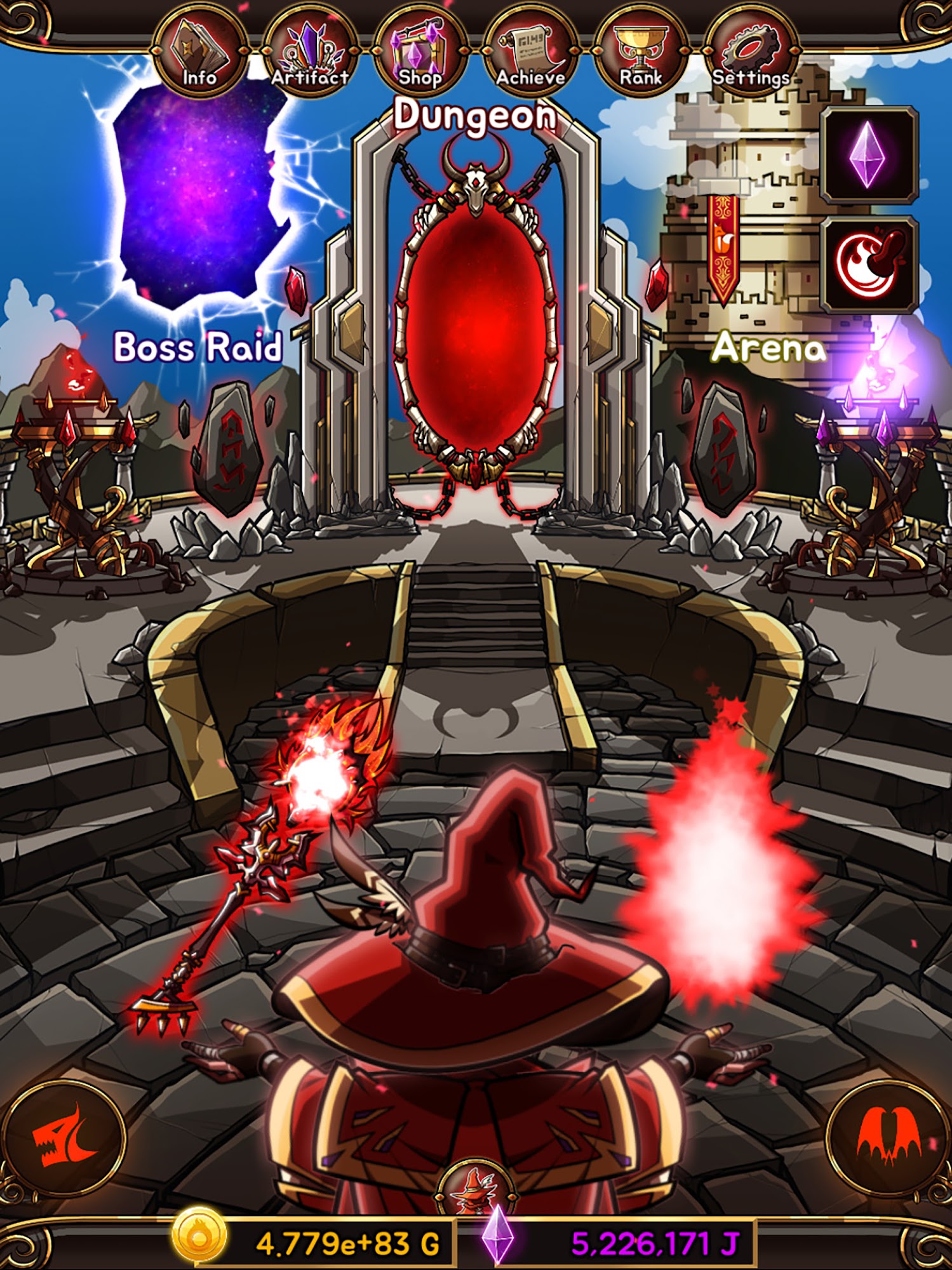 Ladda ner FireWizardRPG: Android RPG spel till mobilen och surfplatta.