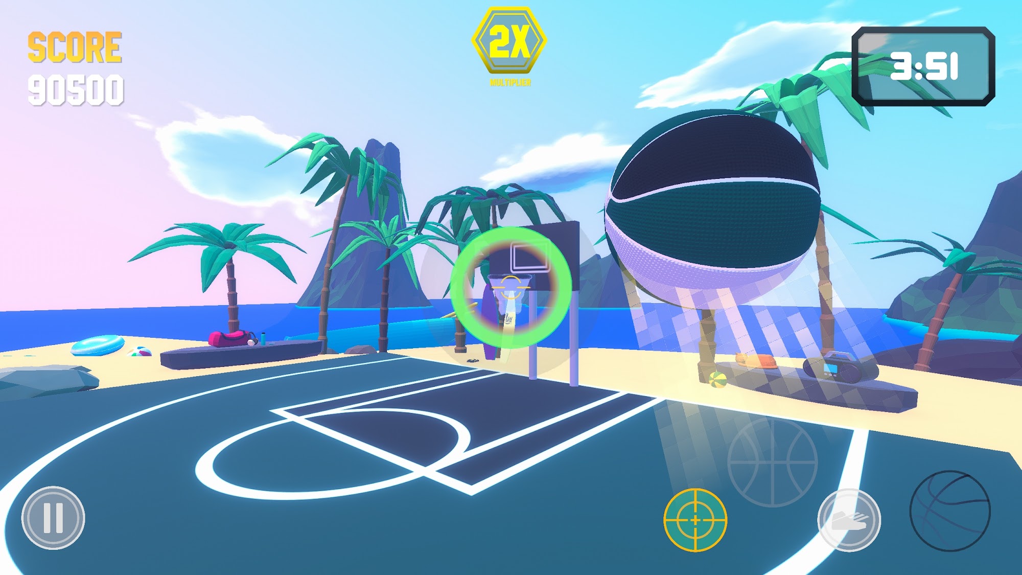 Ladda ner First Person Hooper: Android Basketball spel till mobilen och surfplatta.