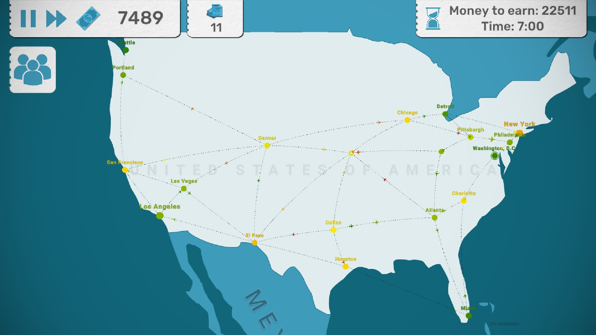 Ladda ner Fly Corp: Airline Manager: Android Planes spel till mobilen och surfplatta.