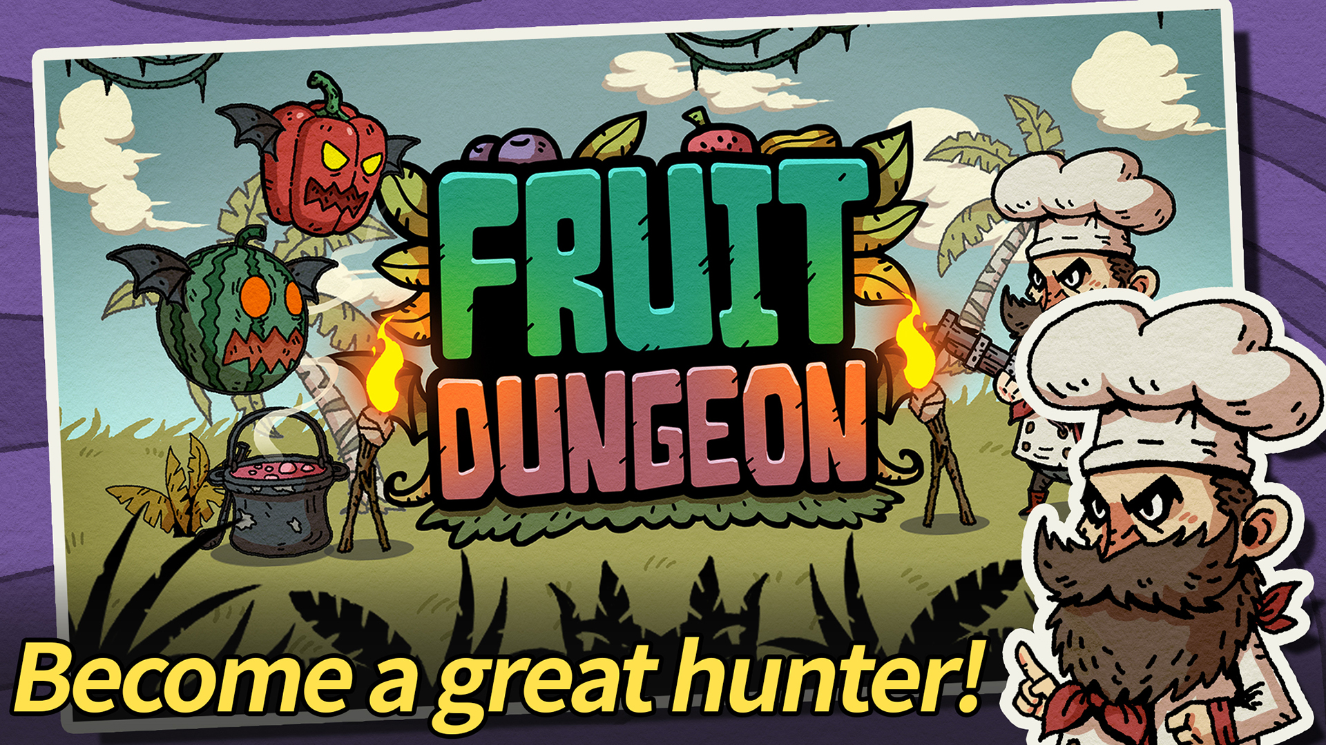Ladda ner Fruit Dungeon - Casual Shooting Game: Android Shooter spel till mobilen och surfplatta.