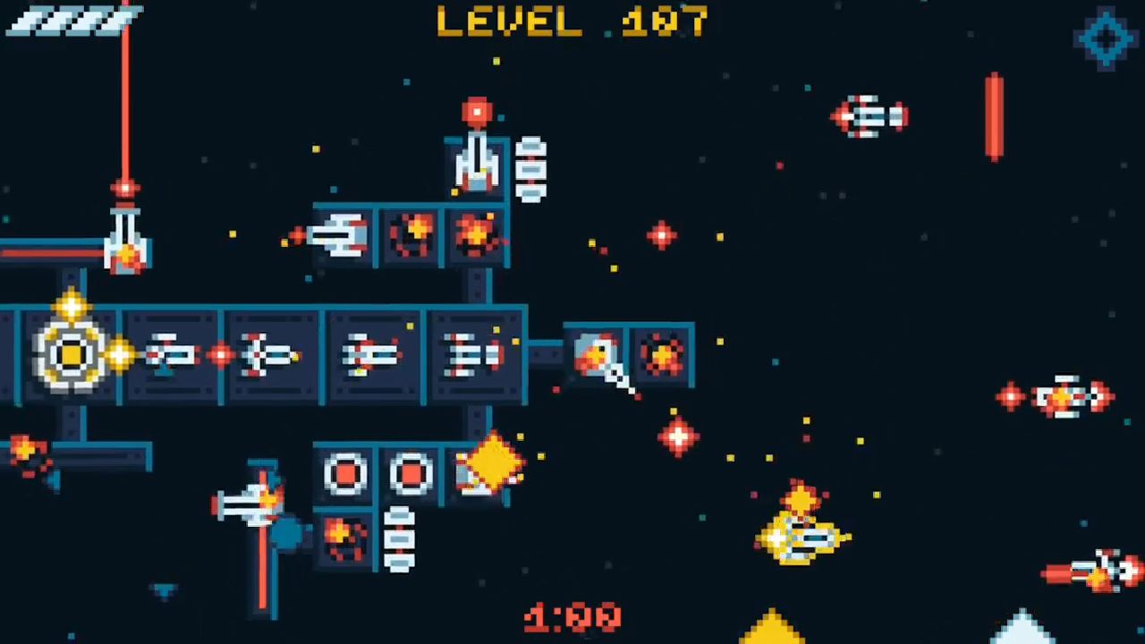 Ladda ner Gallantin: Retro Space Shooter: Android Pixel art spel till mobilen och surfplatta.