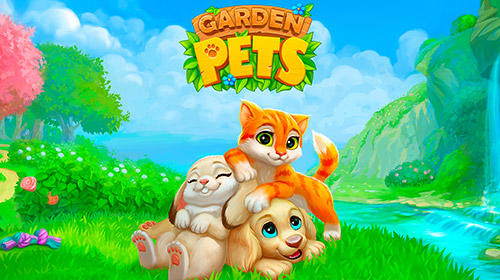 Ladda ner Garden pets: Match-3 dogs and cats home decorate på Android 4.4 gratis.