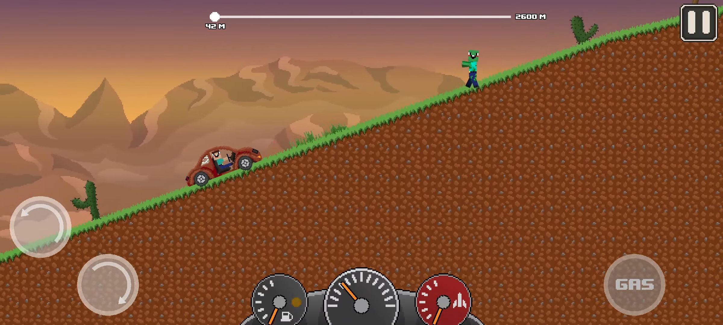 Ladda ner Noob: Up Hill Racing Car Climb: Android Physics spel till mobilen och surfplatta.