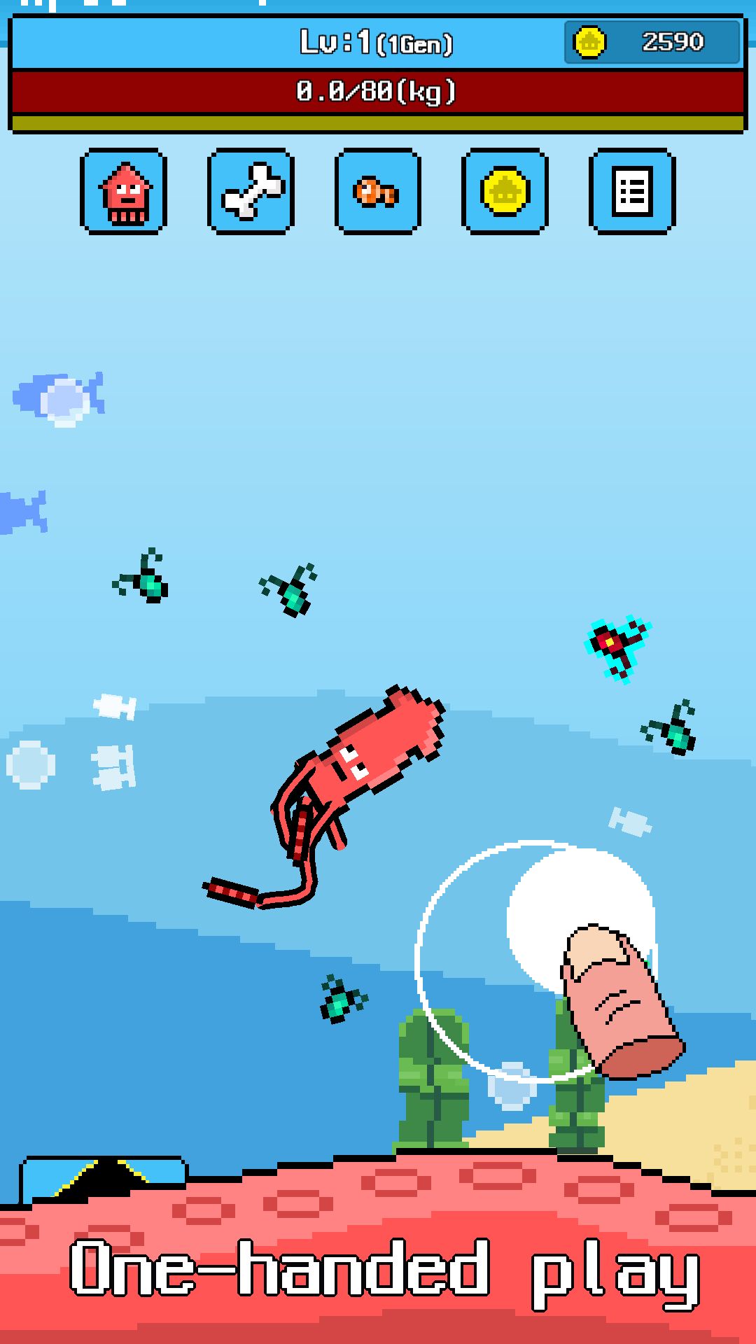 Ladda ner Giant squid: Android Time killer spel till mobilen och surfplatta.