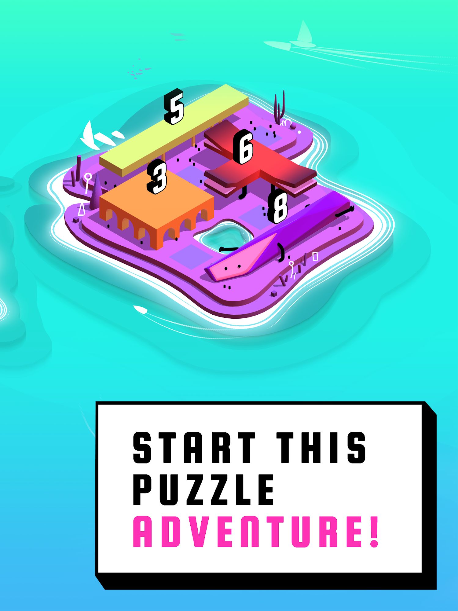 Ladda ner Griddie Islands: Android Puzzle spel till mobilen och surfplatta.