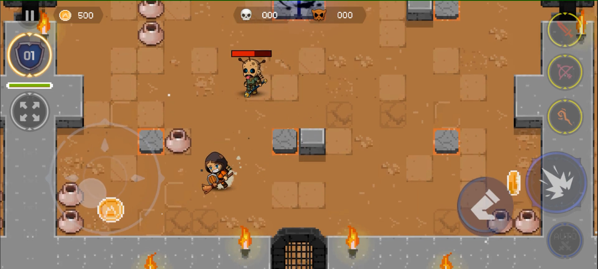 Ladda ner Guardian Knight: Android Pixel art spel till mobilen och surfplatta.