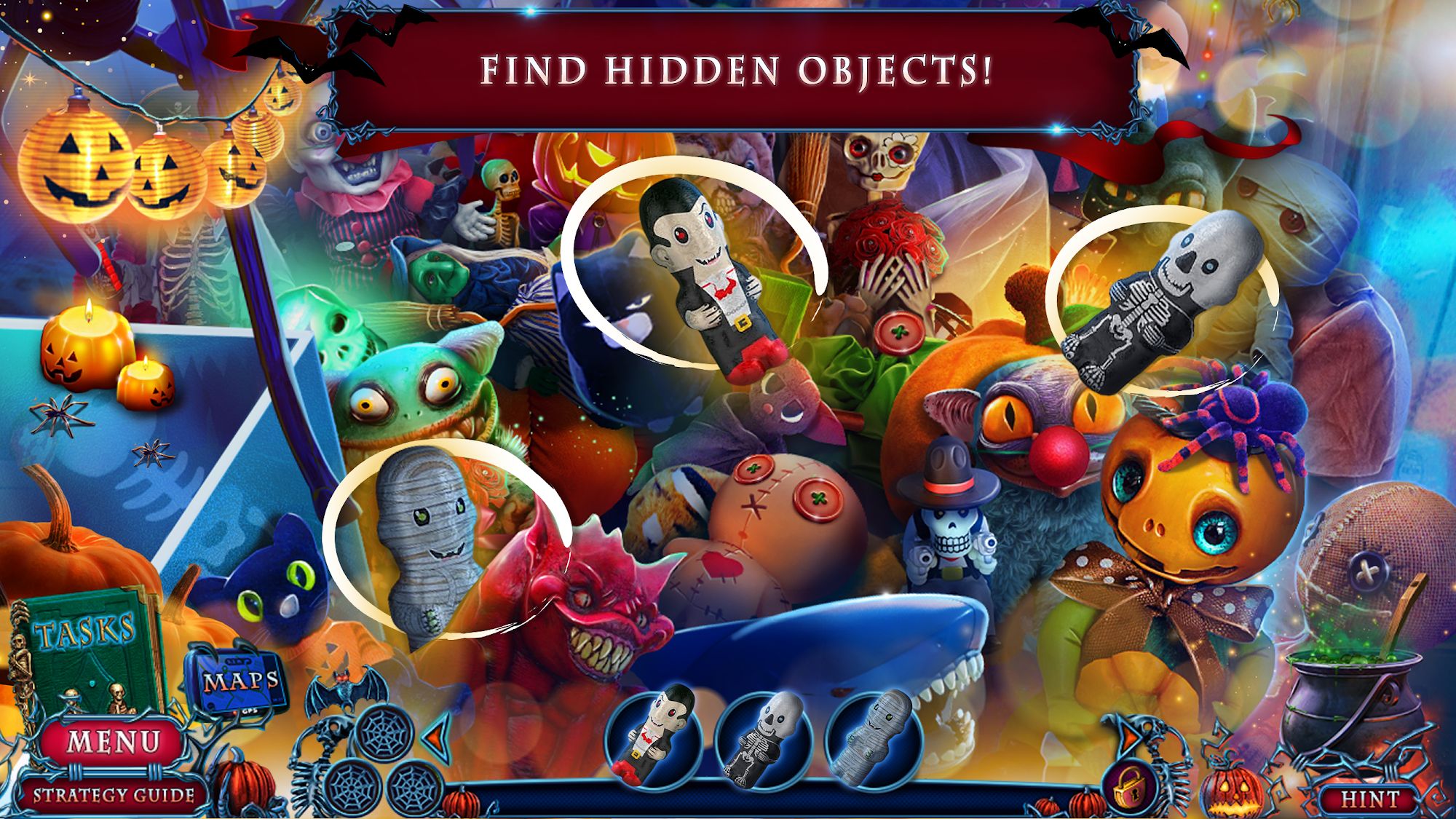 Ladda ner Halloween Chronicles: Family: Android Hidden objects spel till mobilen och surfplatta.