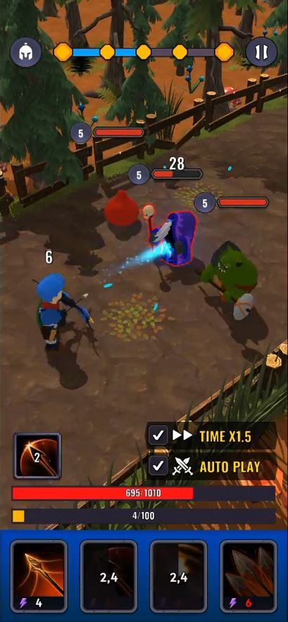 Ladda ner Heroes' paths - Idle RPG: Android Easy spel till mobilen och surfplatta.