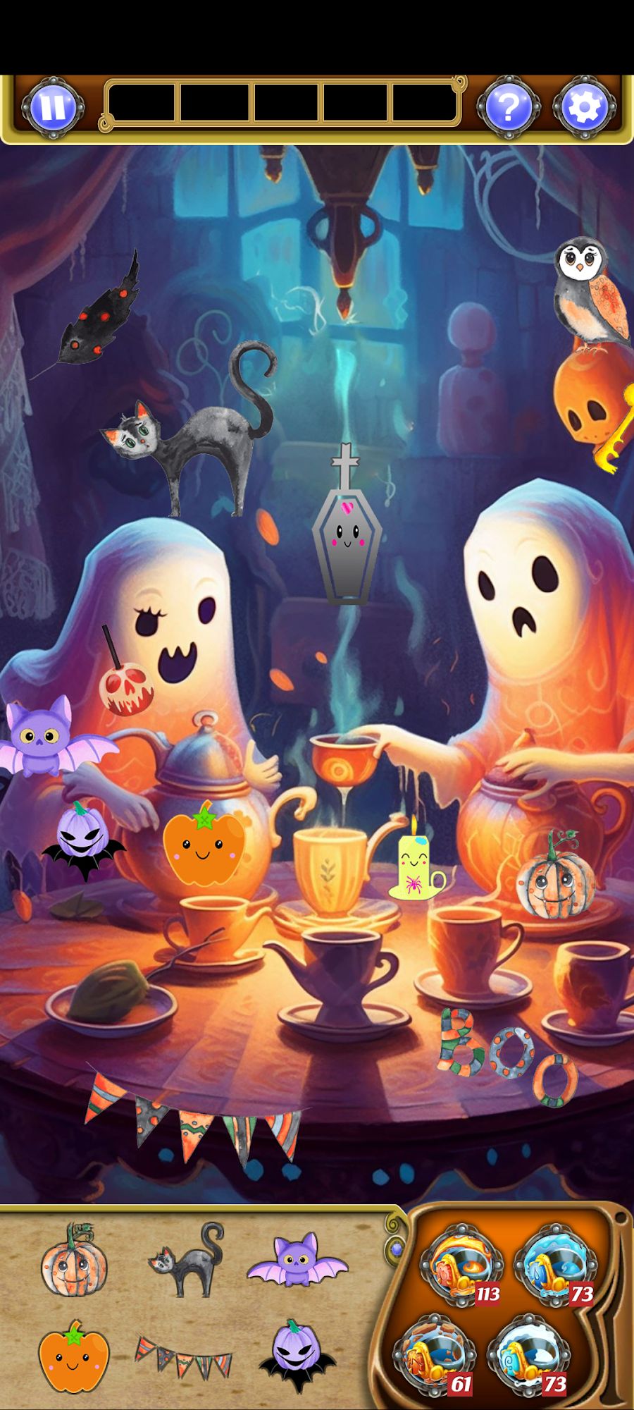 Ladda ner Hidden Object: Happy Halloween: Android Hidden objects spel till mobilen och surfplatta.