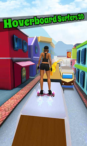 Ladda ner Hoverboard surfers 3D: Android Runner spel till mobilen och surfplatta.