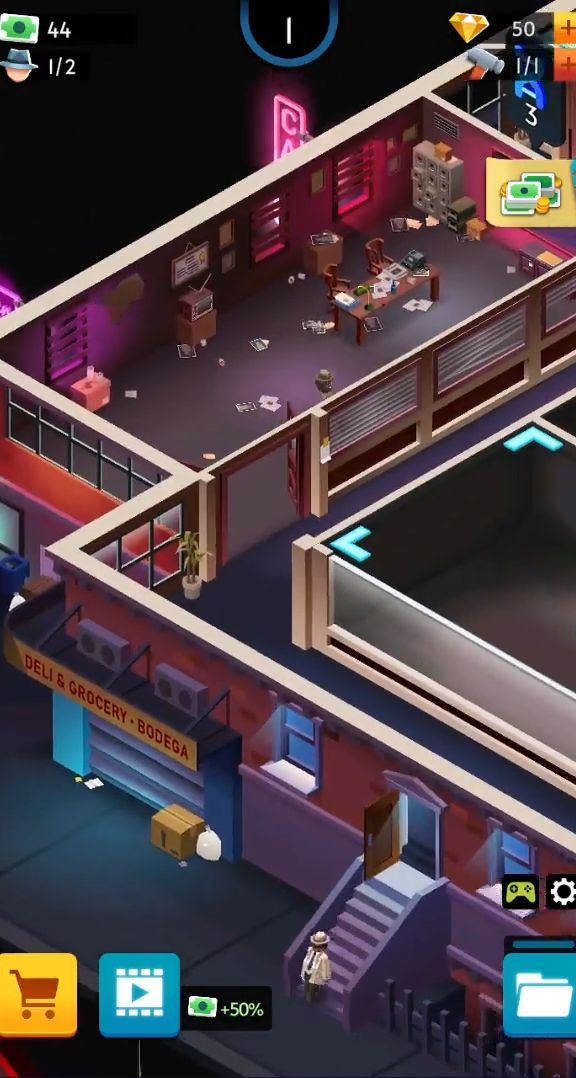 Ladda ner Idle Crime Detective Tycoon: Android Äventyrsspel spel till mobilen och surfplatta.