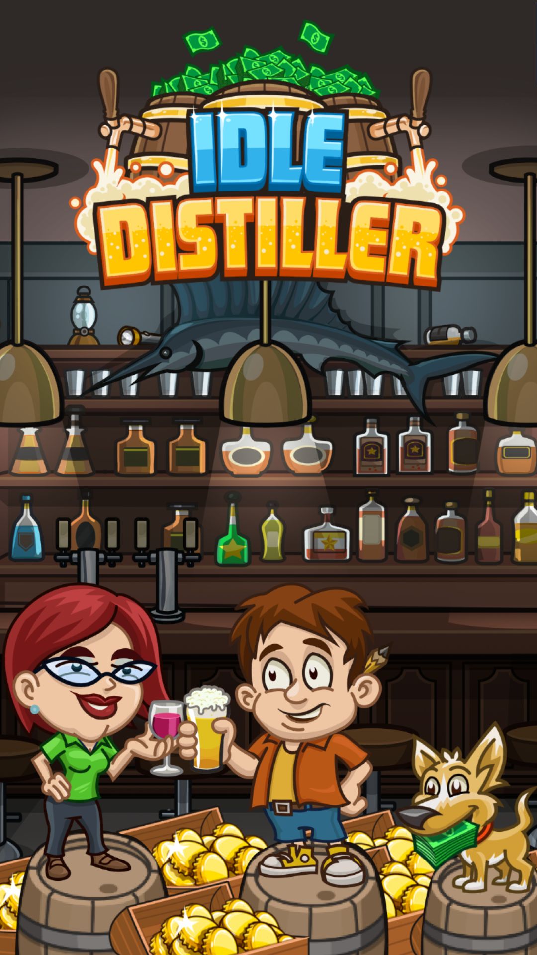 Ladda ner Idle Distiller - A Business Tycoon Game: Android Management spel till mobilen och surfplatta.