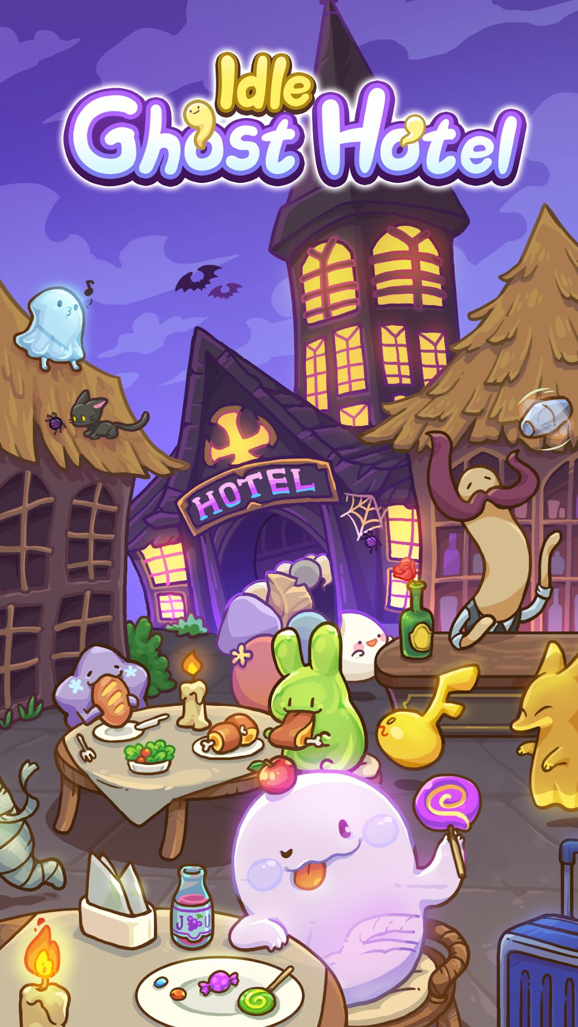 Ladda ner Idle Ghost Hotel: Android Clicker spel till mobilen och surfplatta.