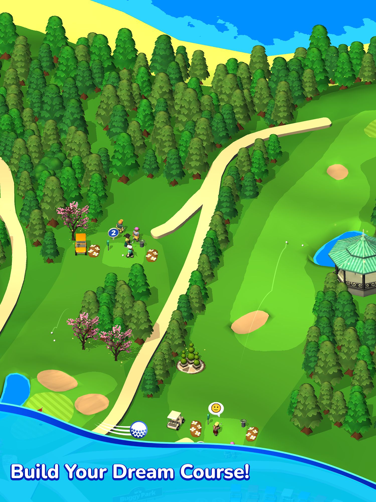 Ladda ner Idle Golf Club Manager Tycoon: Android Management spel till mobilen och surfplatta.
