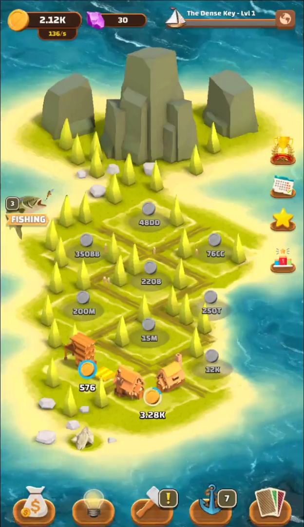 Ladda ner Idle Islands Empire: Building Tycoon Gold Clicker: Android Easy spel till mobilen och surfplatta.