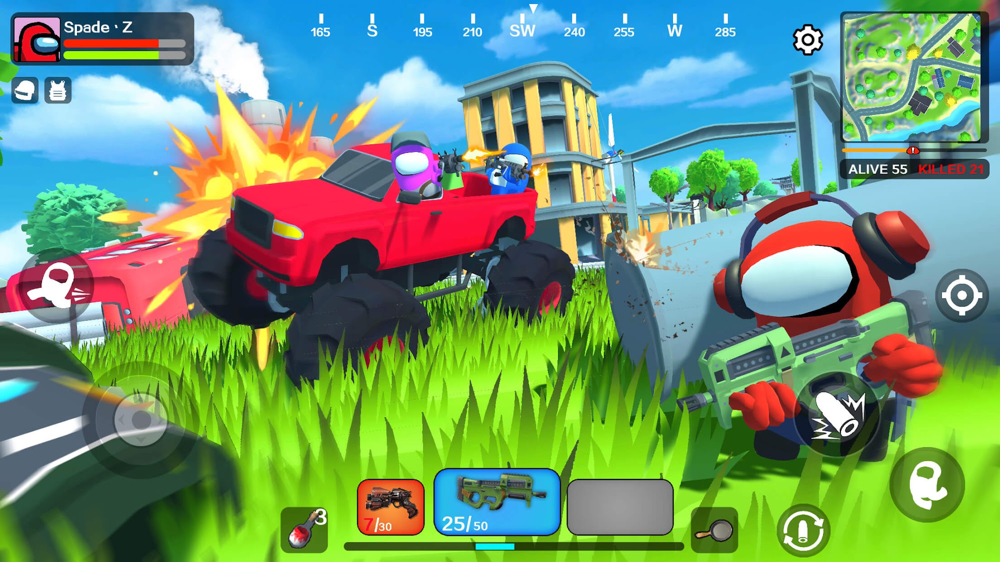 Ladda ner Imposter Battle Royale: Android TPS (Third-person shooter) spel till mobilen och surfplatta.