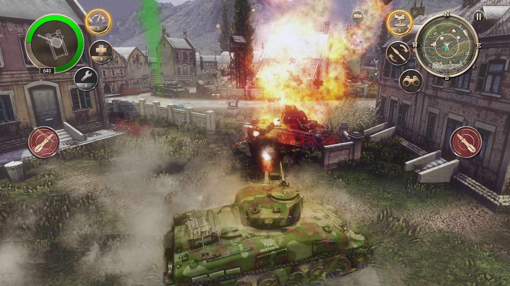 Ladda ner Infinite Tanks WW2: Android Tanks spel till mobilen och surfplatta.