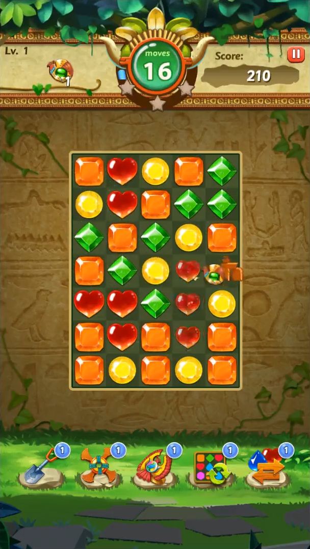 Ladda ner Jewel & Gem Blast - Match 3 Puzzle Game: Android Match 3 spel till mobilen och surfplatta.