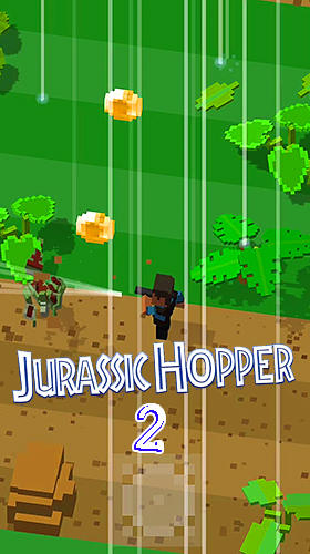 Ladda ner Jurassic hopper 2: Crossy dino world shooter: Android Jumping spel till mobilen och surfplatta.