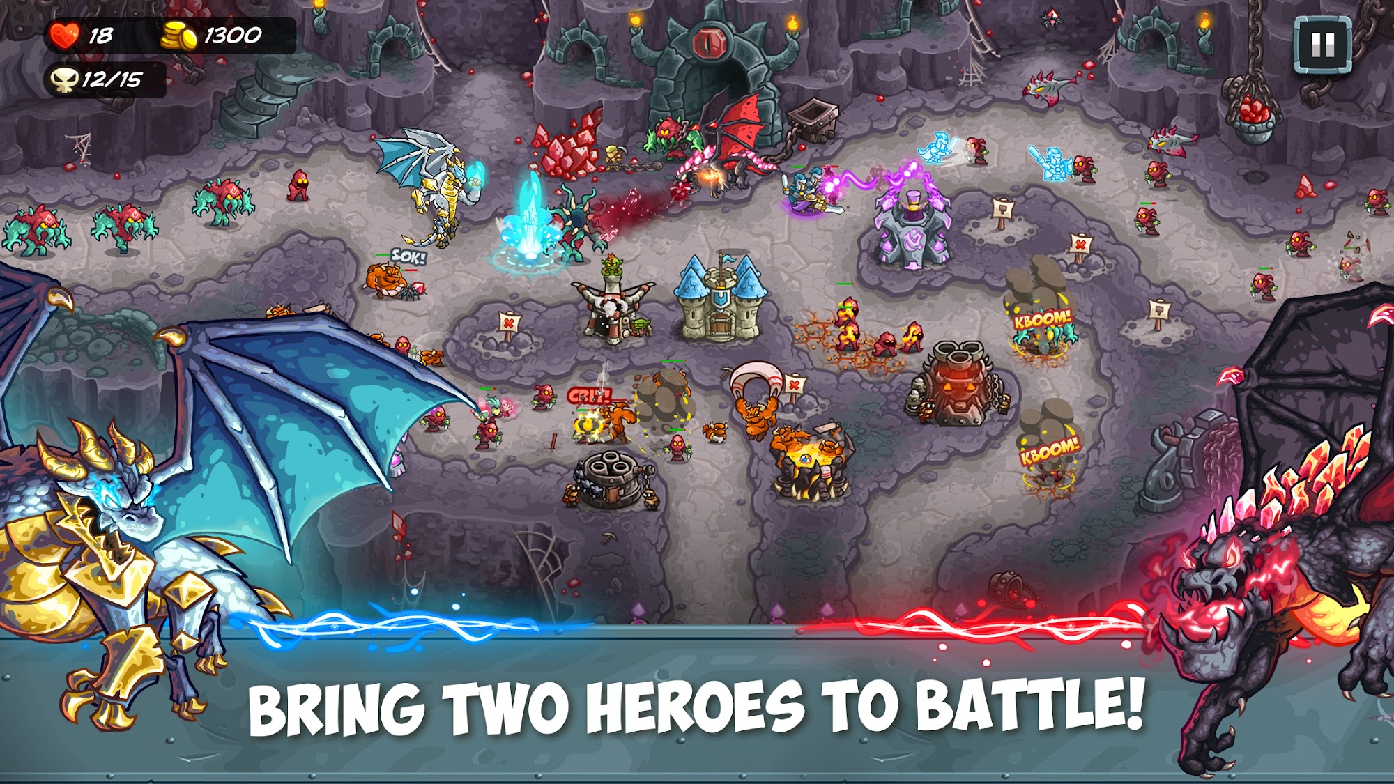Ladda ner Kingdom Rush 5: Alliance TD: Android Strategispel spel till mobilen och surfplatta.