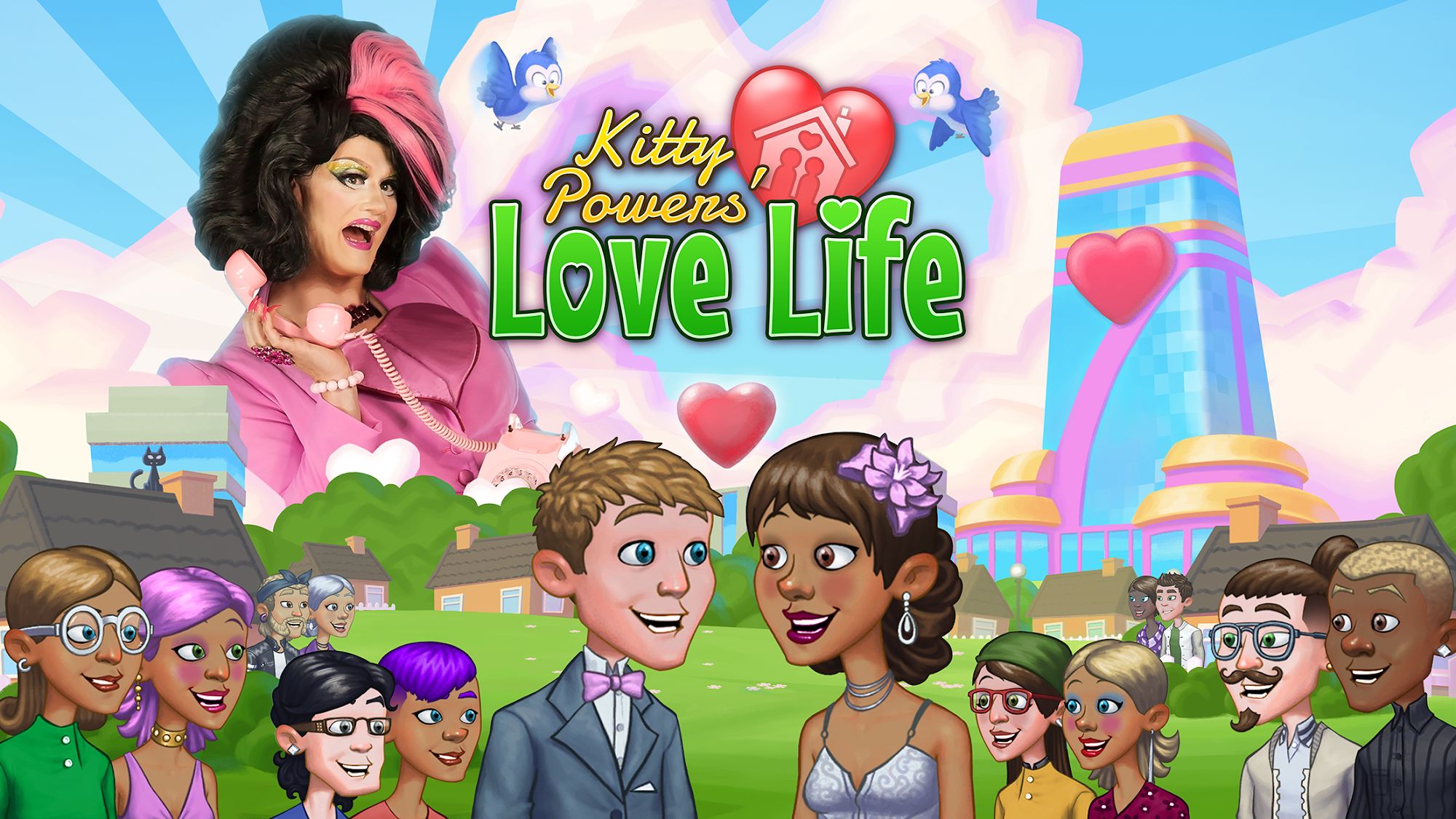 Ladda ner Kitty Powers' Love Life: Android Building spel till mobilen och surfplatta.