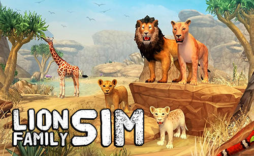 Ladda ner Lion family sim online: Android Animals spel till mobilen och surfplatta.