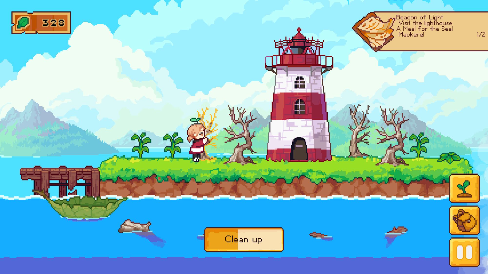 Ladda ner Luna's Fishing Garden: Android  spel till mobilen och surfplatta.
