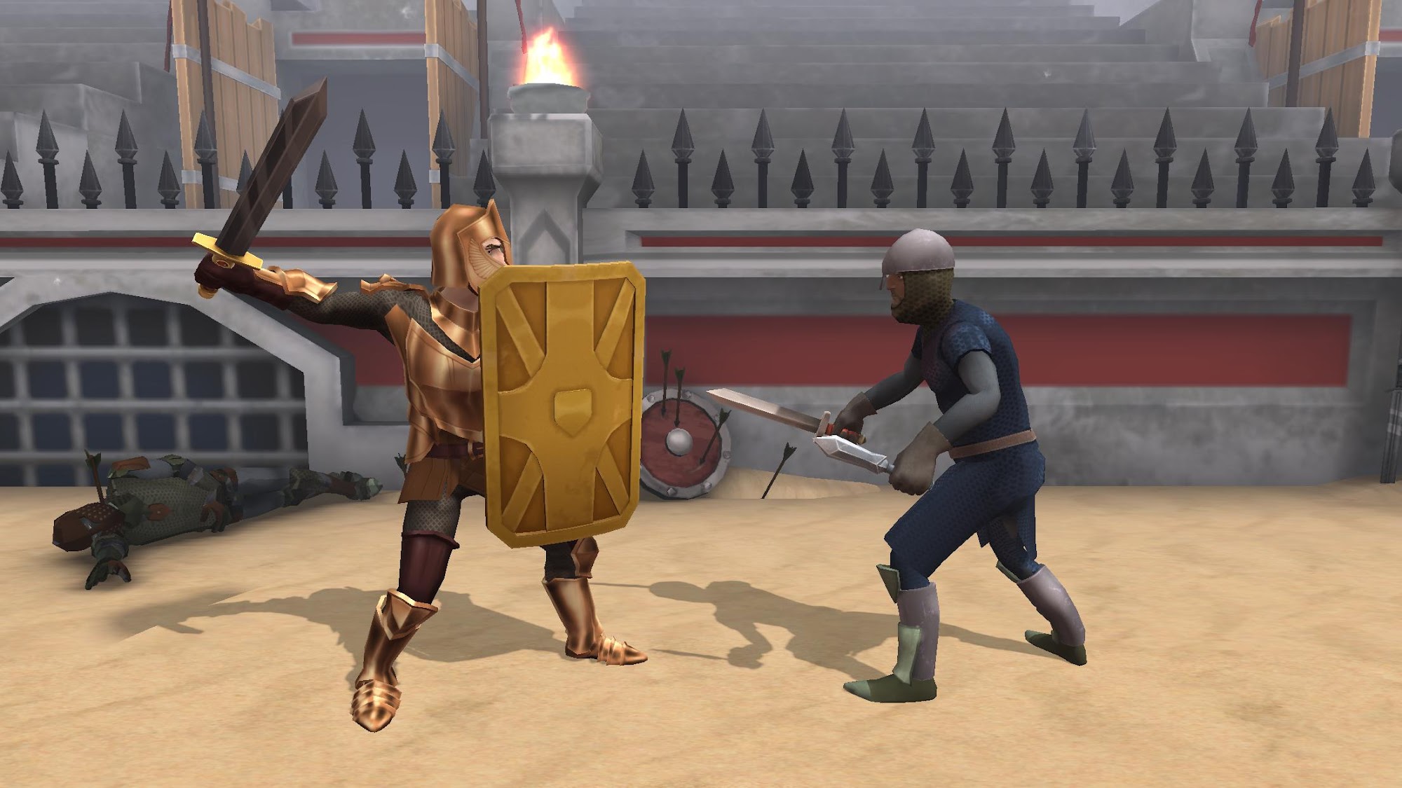 Ladda ner Medieval Clash: Android Fightingspel spel till mobilen och surfplatta.