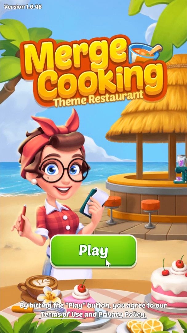 Ladda ner Merge Cooking:Theme Restaurant: Android Logikspel spel till mobilen och surfplatta.