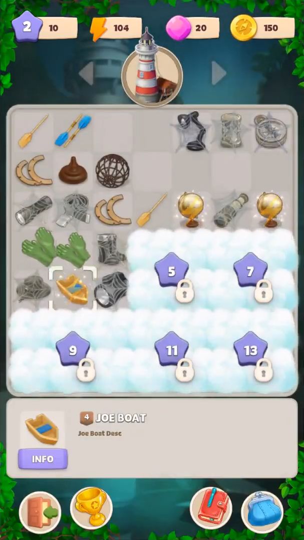 Ladda ner Merge Mystery: Lost Island: Android Puzzle spel till mobilen och surfplatta.