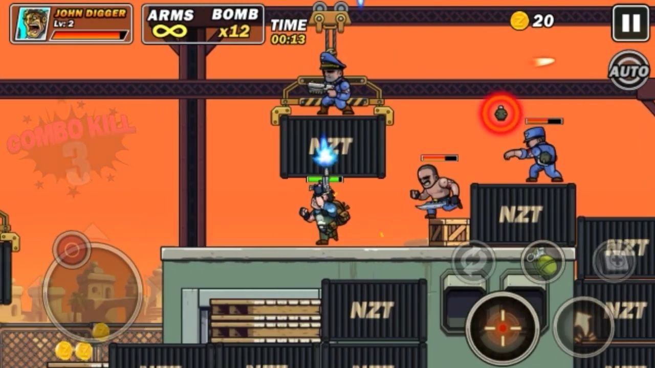 Ladda ner Metal Shooter Slug Soldiers på Android A.n.d.r.o.i.d. .5...0. .a.n.d. .m.o.r.e gratis.