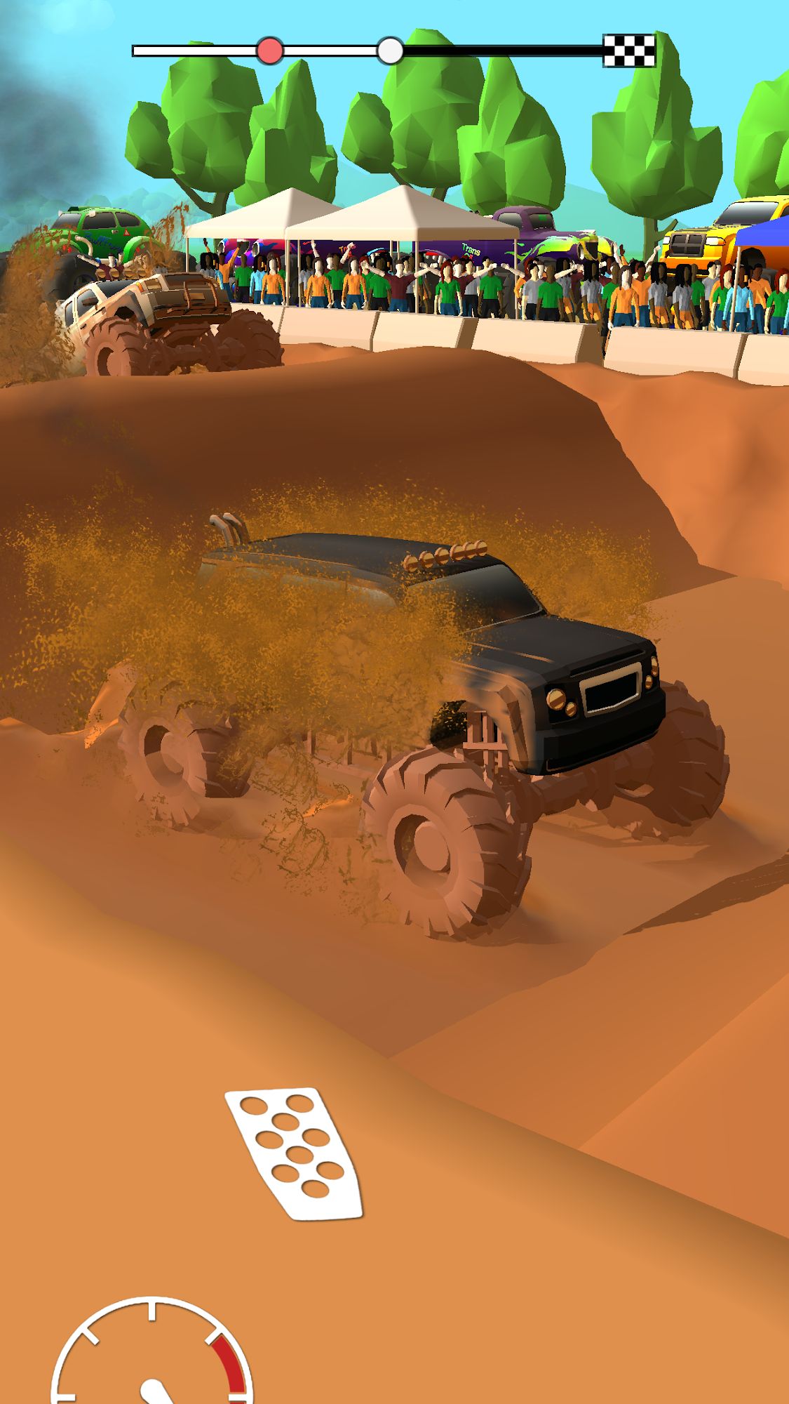 Ladda ner Mud Racing: 4х4 Monster Truck Off-Road simulator: Android Racing spel till mobilen och surfplatta.