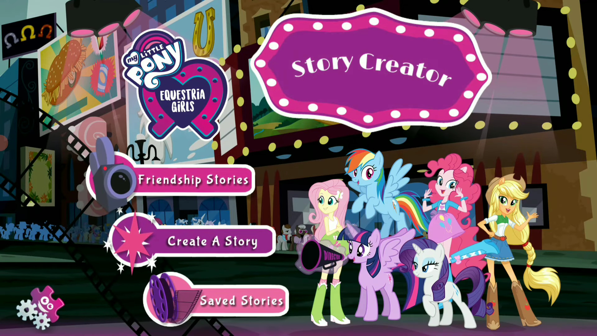 Ladda ner My Little Pony: Story Creator: Android By animated movies spel till mobilen och surfplatta.