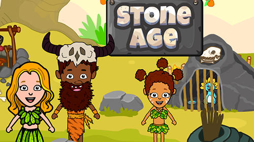 Ladda ner My stone age town: Jurassic caveman games for kids: Android For kids spel till mobilen och surfplatta.