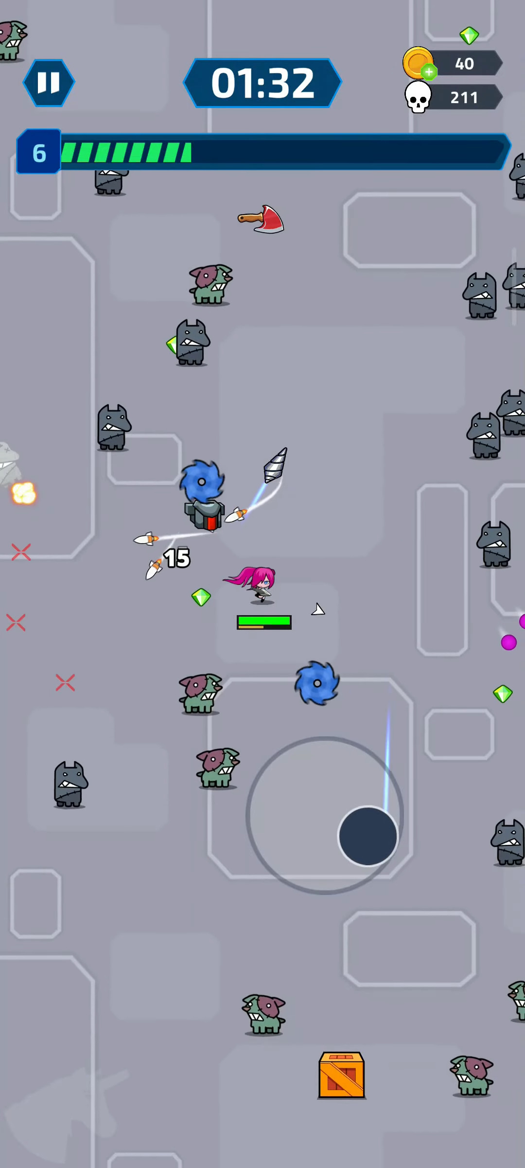 Ladda ner Neon Survivor: Deepest Space: Android Easy spel till mobilen och surfplatta.
