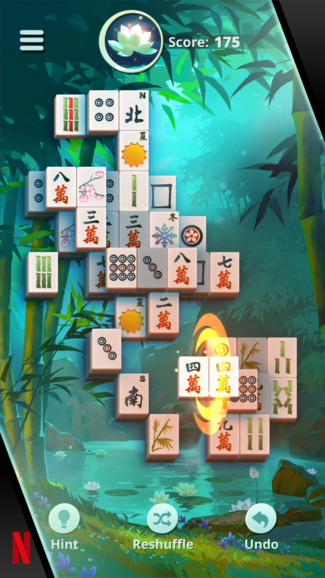 Ladda ner NETFLIX Mahjong Solitaire: Android Logikspel spel till mobilen och surfplatta.