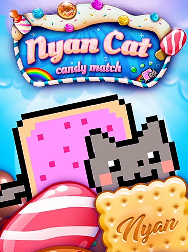 Ladda ner Nyan cat: Candy match: Android Match 3 spel till mobilen och surfplatta.