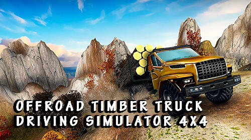 Ladda ner Offroad timber truck: Driving simulator 4x4 på Android 4.4 gratis.