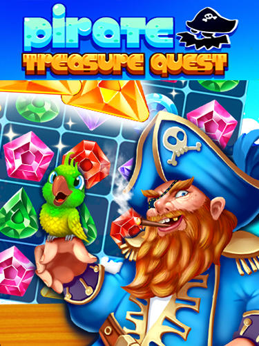 Ladda ner Pirate treasure quest: Android Match 3 spel till mobilen och surfplatta.