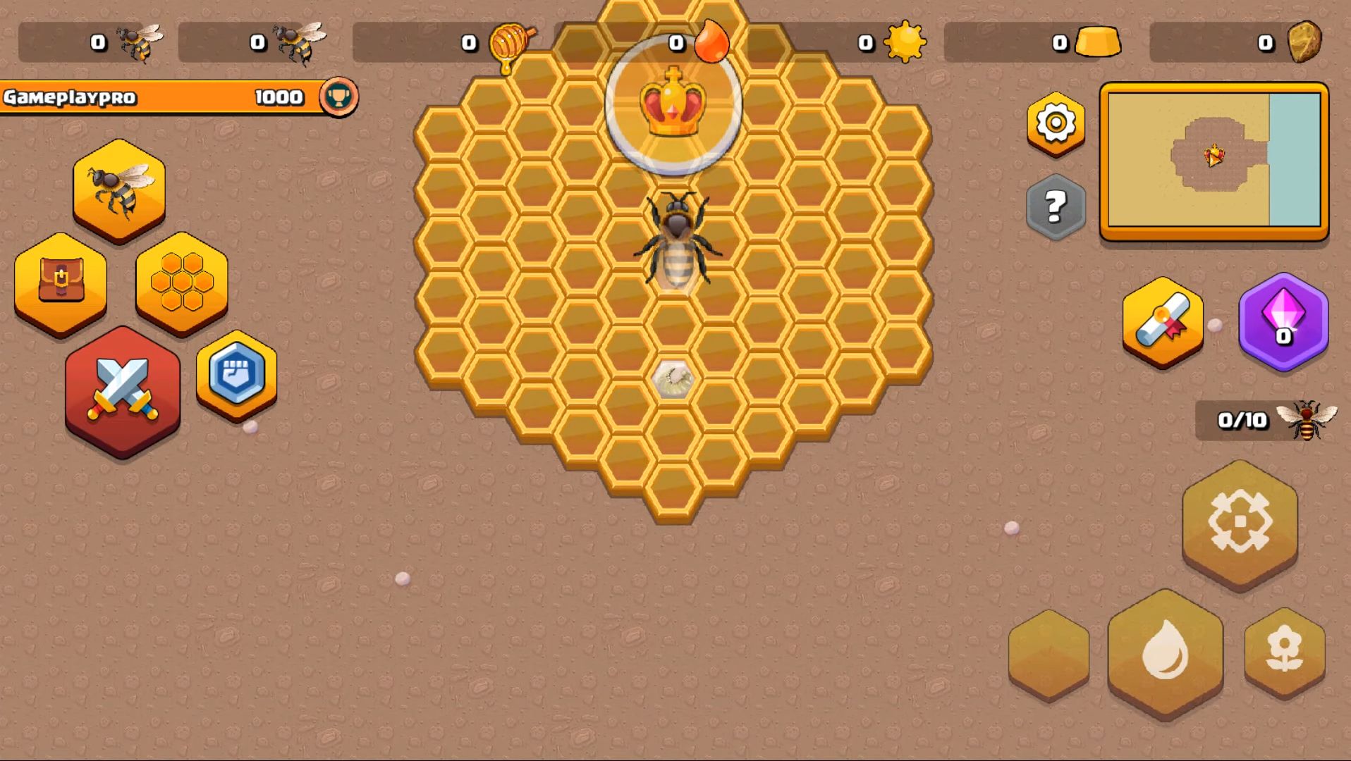 Ladda ner Pocket Bees: Colony Simulator: Android Simulering spel till mobilen och surfplatta.