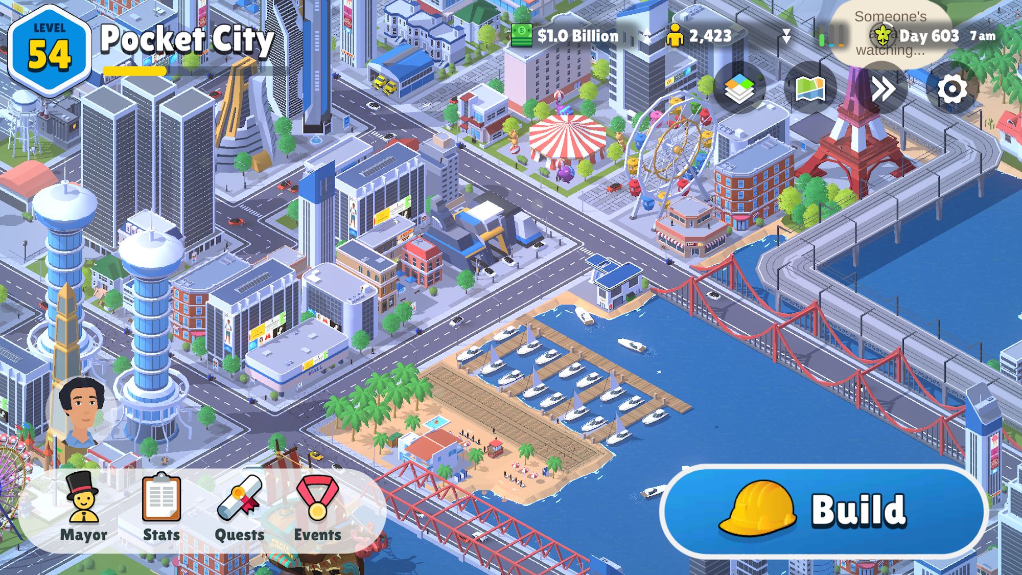Ladda ner Pocket City 2: Android Economy strategy spel till mobilen och surfplatta.