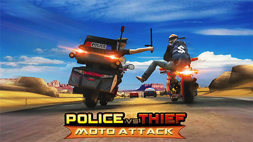 Ladda ner Police vs thief: Moto attack: Android Track racing spel till mobilen och surfplatta.