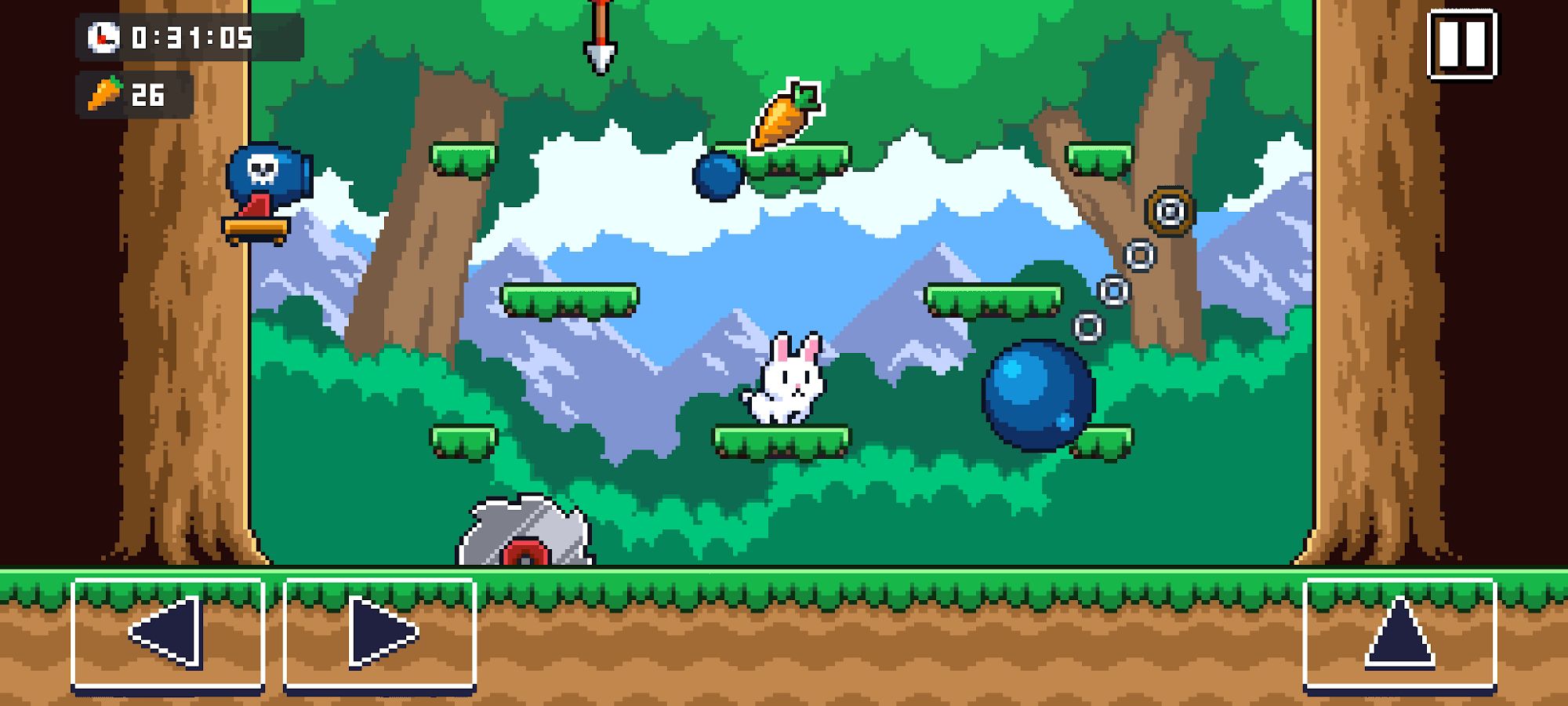 Ladda ner Poor Bunny!: Android Platformer spel till mobilen och surfplatta.