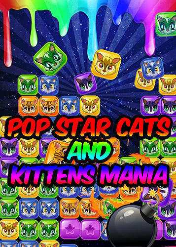 Ladda ner Pop star cats and kittens mania: Android Puzzle spel till mobilen och surfplatta.