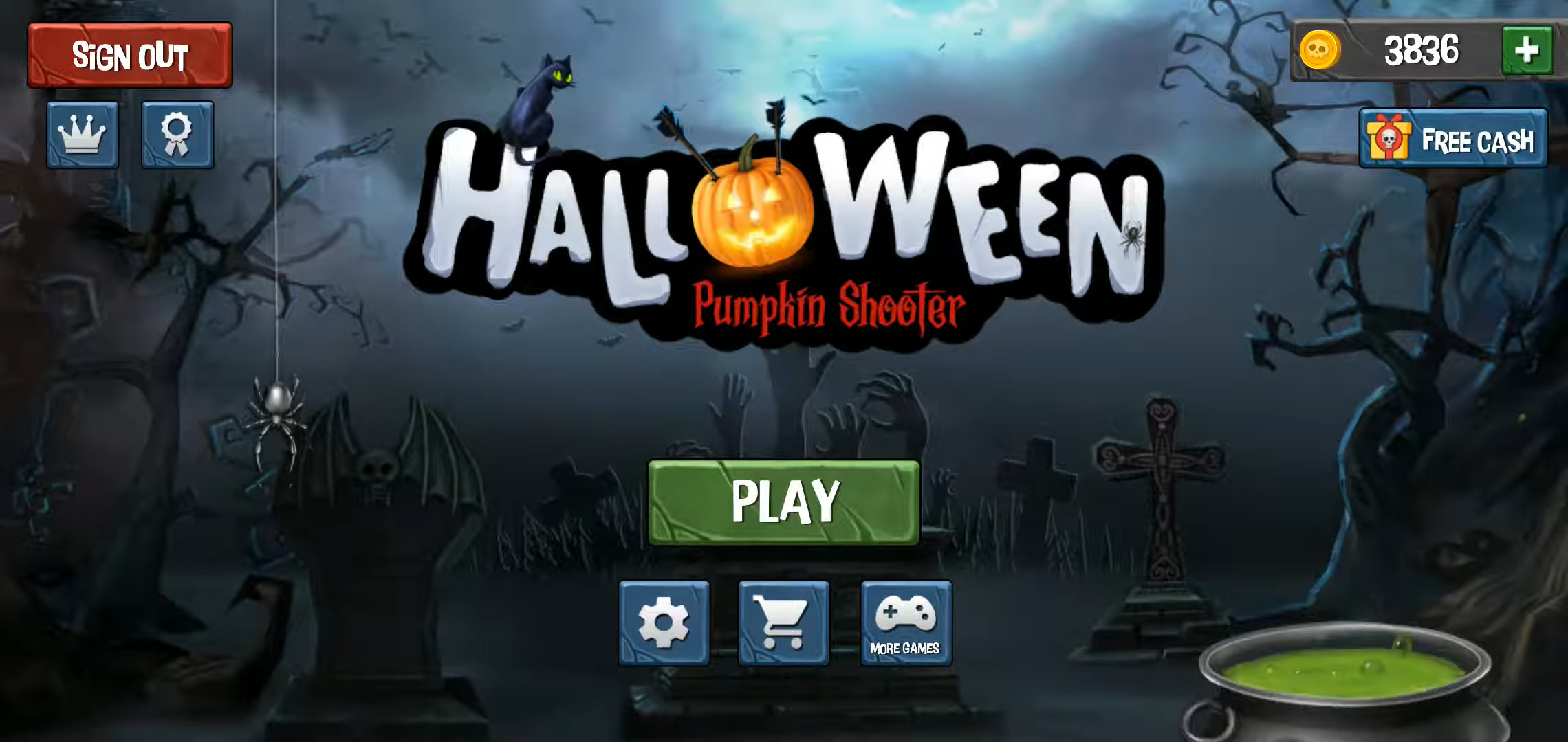 Ladda ner Pumpkin Shooter - Halloween: Android  spel till mobilen och surfplatta.