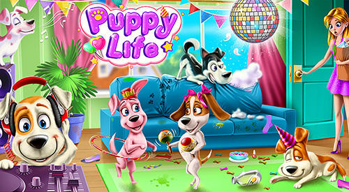 Ladda ner Puppy life: Secret pet party: Android For kids spel till mobilen och surfplatta.