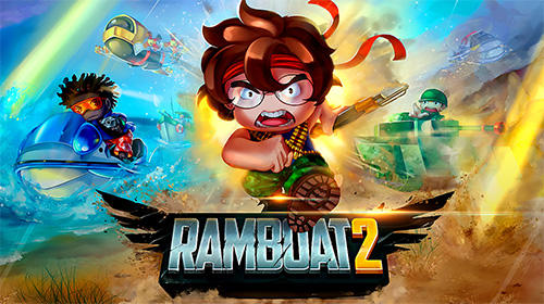 Ladda ner Ramboat 2: Soldier shooting game: Android Platformer spel till mobilen och surfplatta.