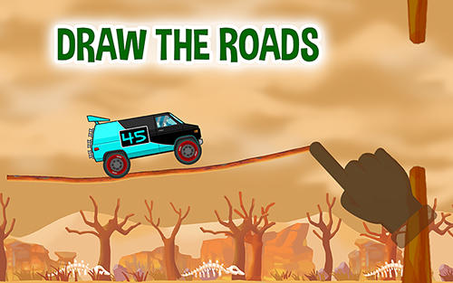 Ladda ner Road draw: Hill climb race: Android Hill racing spel till mobilen och surfplatta.