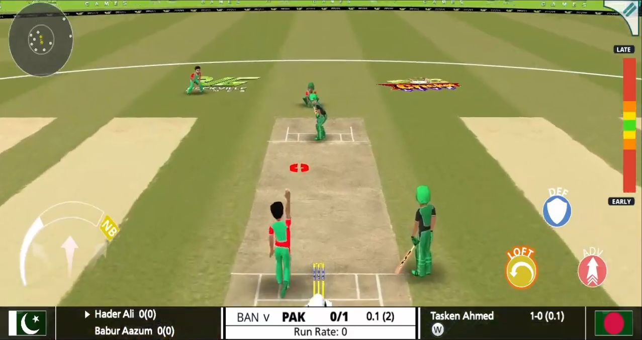 Ladda ner RVG World Cricket Clash Lite: Android  spel till mobilen och surfplatta.
